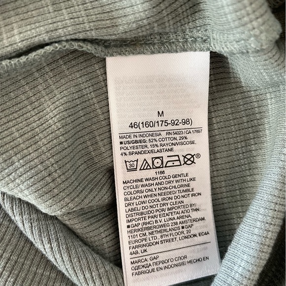 Gap Rib Henley Womens T-Shirt Size Medium - Picture 7 of 9
